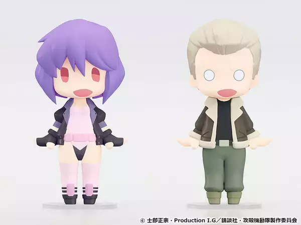 士郎正宗原作のSF・テレビアニメ「攻殻機動隊 STAND ALONE COMPLEX」の「草薙素子」、「バトー」が「HELLO! GOOD SMILE」シリーズより登場！