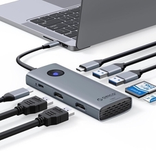 ORICOデュアルHDMI 4K@60Hz出力対応8-in-1 USB-Cドッキングステーションを発表--5Gbps高速転送・PD100W充電・SD/TF同時読取・幅広い互換性で作業効率を飛躍的に向上