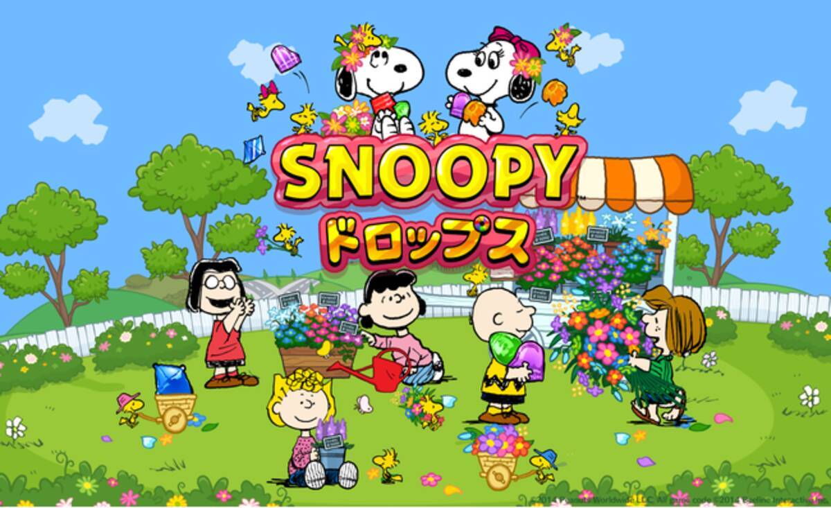 パズルゲームアプリ スヌーピードロップス 春バージョンになって新登場 可愛いスマホ用壁紙をプレゼント中 22年3月18日 エキサイトニュース