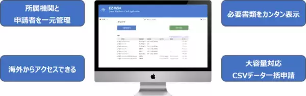 在留資格申請オンラインシステム「EZ-ViSA（イージービザ）」が提供開始