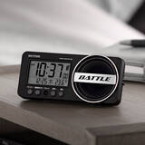 「コンパクトでも大音量 持ち運びやすい大音量電波デジタルめざまし時計「フィットウェーブバトル241」発売」の画像1