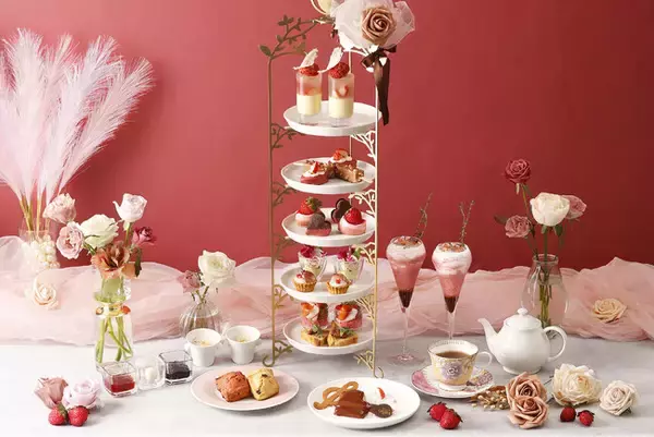 「ストロベリー＆ショコラアフタヌーンティー」の画像