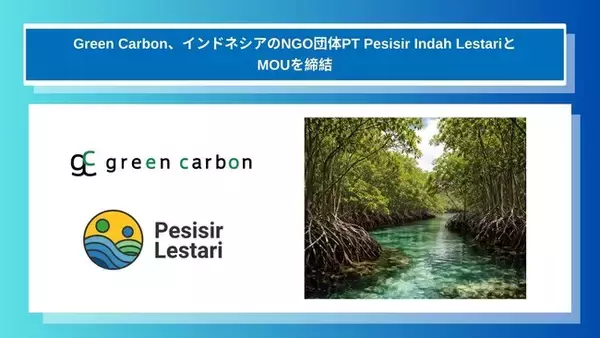 「Green Carbon株式会社、インドネシアのNGO団体PT Pesisir Indah LestariとMOUを締結」の画像