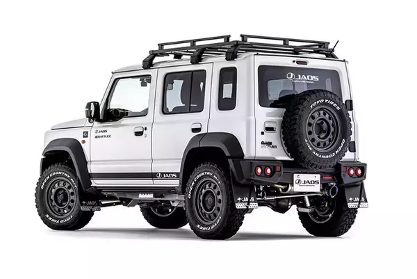 リヤパーキングセンサー付き車に対応した ジムニー ノマド JC74系用 「JAOS リヤスポーツカウル」を新発売