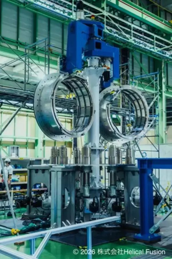 核融合による次世代クリーンエネルギー実用化をめざすHelical Fusion、最終実証装置用コイル製作マシンを新開発、スギノマシンの技術により完成