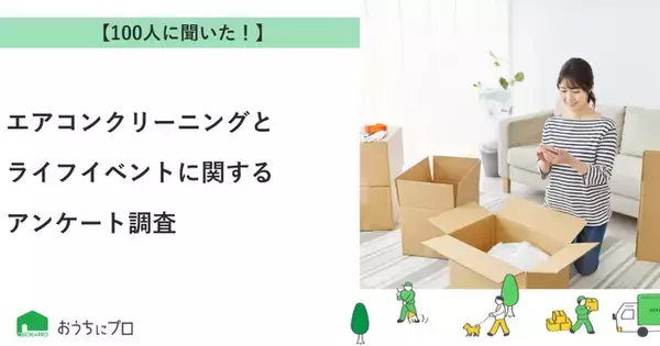 【おうちにプロ】エアコンクリーニングとライフイベントに関するアンケート調査