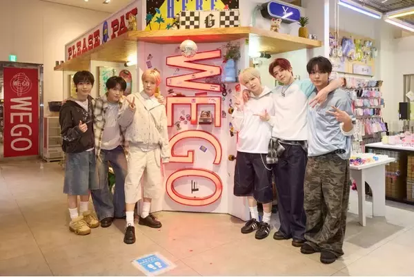 「NCT WISH」がWEGO 原宿店でショッピング！スペシャルインタビューも実施
