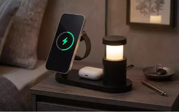 ケーブルだらけのごちゃごちゃ机から卒業。Qi2対応の高出力スペパ充電器『3台同時に力強く充電できるワイヤレス充電器』を発売