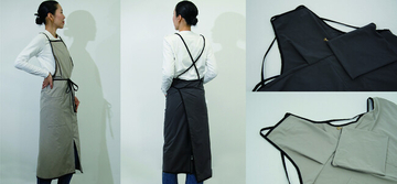 2分で完売！「yekla」から360度どこから見ても美しい一番人気の「バッククロスエプロン」に新色が登場！