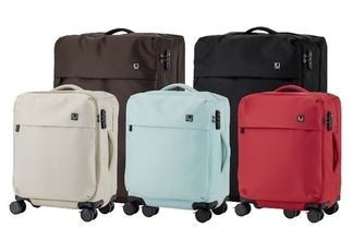 LWから、素材で選ぶ2つのスーツケースが登場