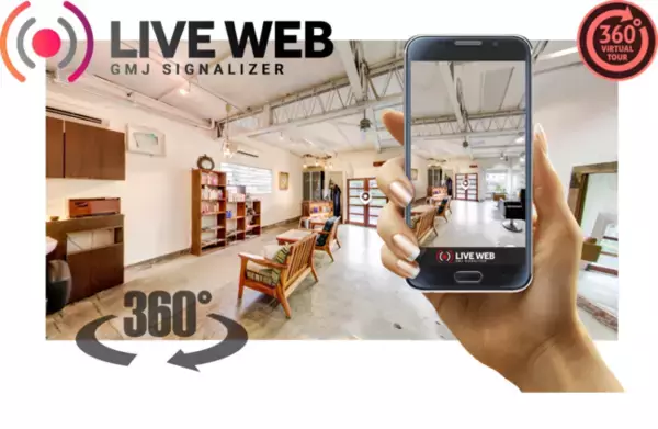 株式会社GMJ、次世代型ウェブページ「LIVEWEB」を月額5000円でリリース。