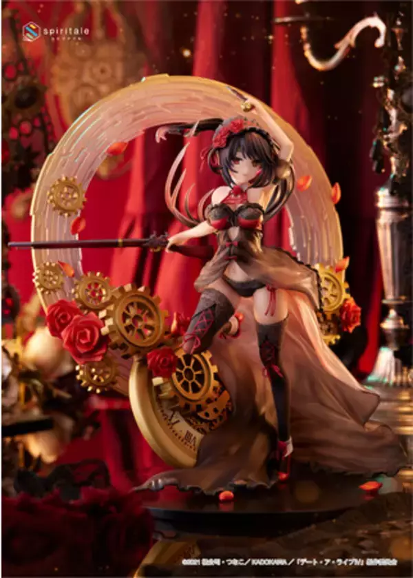 高品質フィギュアブランド spiritale 「デート・ア・ライブIV 時崎狂三～ランジェリー水着ver.～ 1/7スケールフィギュア」が2022年11月11日（金）から予約開始