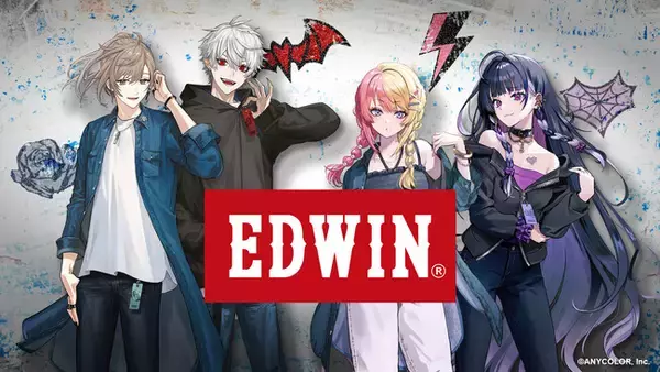 にじさんじ × EDWIN のコラボアパレルが発売