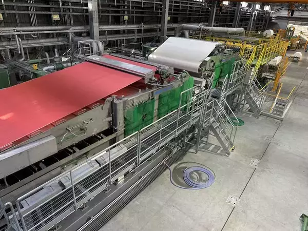 2 基目の「パルプ抄取りマシン」が稼働