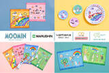 「「ムーミン」小児がん経験者の子どもたちが描いたイラストをデザインした特別な商品を発売。タオルやお皿、文房具、レジャーシートなど日常を彩るラインナップ。」の画像1