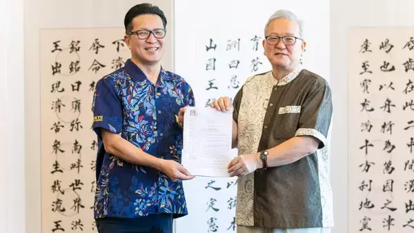 沖縄タイムス社 トップオフィシャルパートナー契約調印式