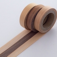 厚さ0.2mm 貼って剥がせる木製のマスキングテープ。木材の美しさと機能性を両立した天然木製 　夏休みの工作にも最適　 Amazonにて7月23日発売開始