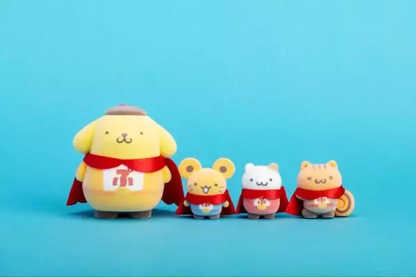 サンリオキャラクターズ「ポムポムプリン」デビュー30周年記念！　オリジナル限定デザインのポムポムヒーローマスコットが9月15日（火）本日発売！