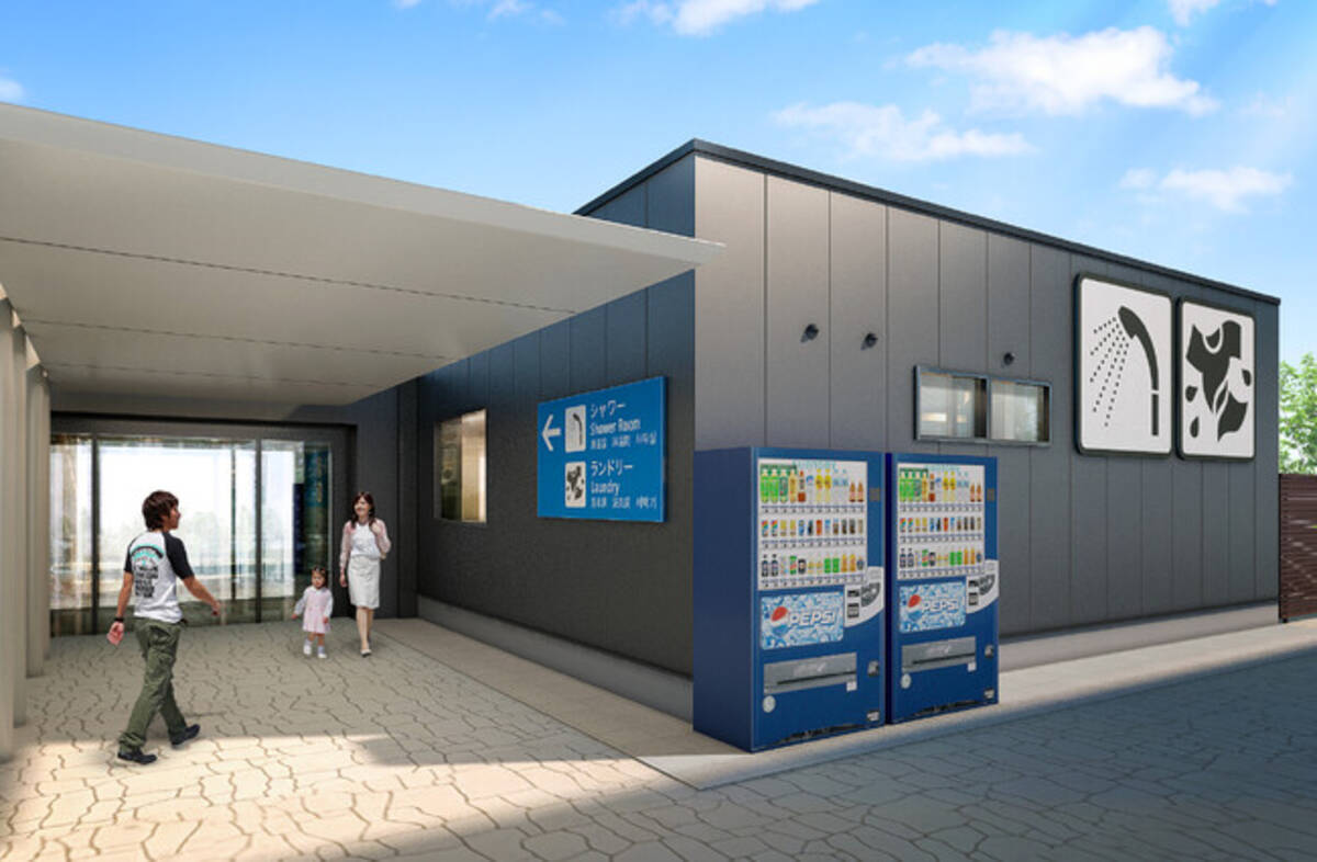 E19中央道 恵那峡SA（下り）及びE41東海北陸道 関SA（上り）にコインシャワー＆ランドリーがオープン！ - エキサイトニュース