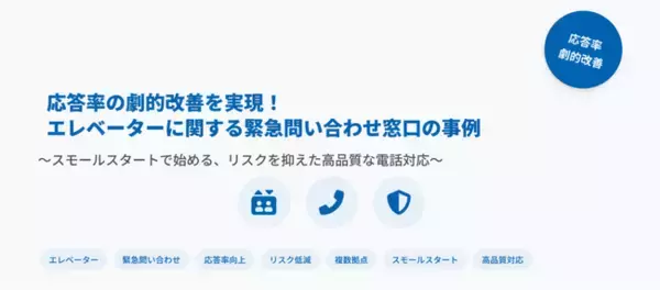 電話代行のボンズコミュニケーション、エレベーター緊急窓口の応答率を45％から95％へ改善