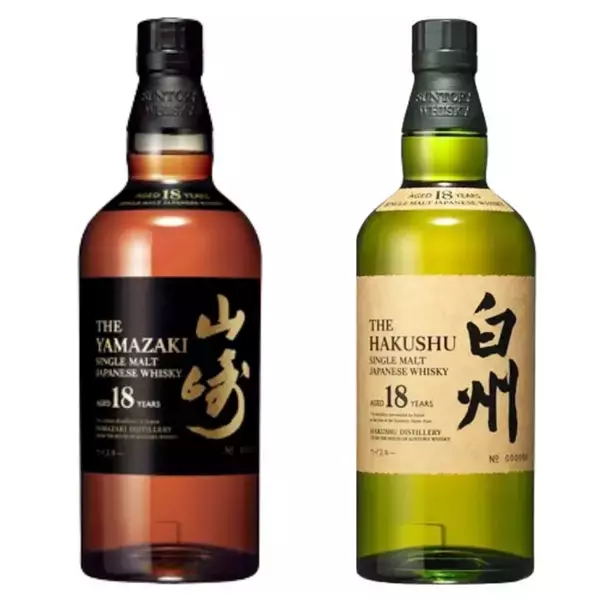 「ウイスキーくじ新商品2商品を同時発売！！　1等「山崎18年」第87弾と【Amazon.co.jp限定】第4弾　1等「白州18年」が11月27日より販売開始」の画像