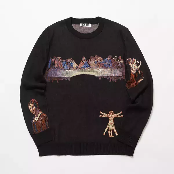 【OUR ART】パブリックドメインをデザインしたセーター　2023AW「Knit Sweater」シリーズを発売。
