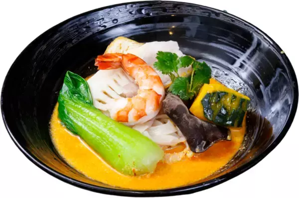 【山梨・甲府】人気おむすび店が生んだ、“ほうとう発想”もちもち麺の「Neoラクサ」が誕生！ ｜マレーシアの家庭料理ラクサを、山梨生まれの新感覚麺 NeoAquaNoodle で味わう専門店