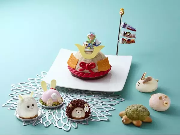 【ロイヤルパークホテル】ＧＷ限定！こどもの日に向けて「モンブラン兜」や「アニマルスイーツ＆パン」が登場