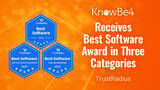 「KnowBe4がTrustRadiusの新設のベストソフトウェア（Best Software）リストにランクイン」の画像1