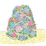 「『箱根強羅公園 開園１１０周年アニバーサリーキャンペーン』　　　　　　　　　　　　【第２弾】あじさいモニュメントが彩る「あじさい展２０２４」開催」の画像1