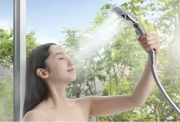 美楽温泉 SPA-HERBSにて多機能シャワーヘッド「エコアクアシャワーSPA」の体験販売を実施