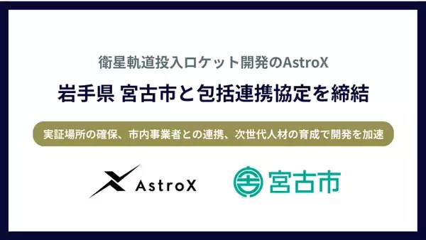 AstroX×岩手県宮古市、包括連携協定締結―東北2例目の自治体パートナーシップで宇宙への道を拓く