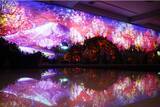 「～フラワーダイニング＆バー「FLOWER WALL MONE」～“花々の幻想”四季を楽しむプロジェクションマッピングとフォトジェニックな花手まり寿司体験ができるお花見イベントを開催。」の画像1