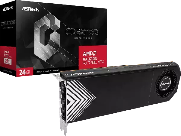 ASRockオリジナル初の外排気型ブロワーファン搭載グラフィックボード『RX7900XTX CT 24G』『RX7900XT CT 20G』発売