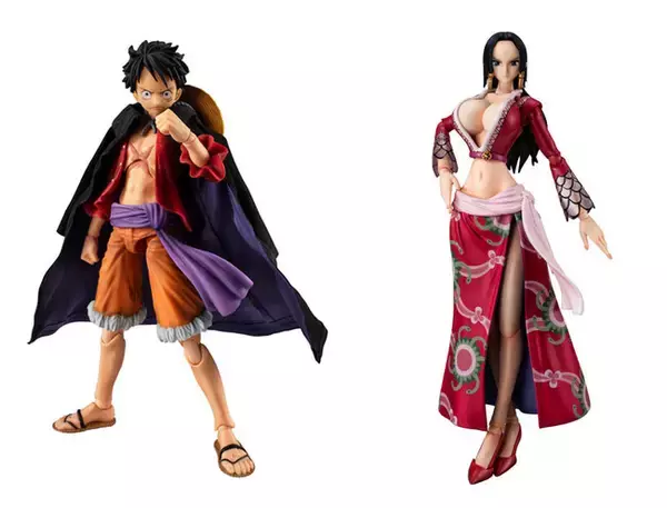 ONE PIECE』より、「モンキー・D・ルフィ」「ボア・ハンコック」の 
