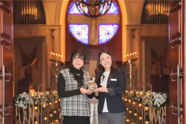 クリスマスコンサートでお預かりした募金を北海道ヘアドネーション協会様にお渡ししました