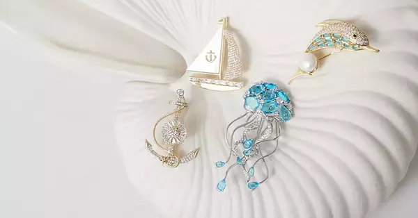 マリンテイスト溢れる”夏のブローチ”新入荷！ブローチ専門店【Jeweliss（ジュエリス）】