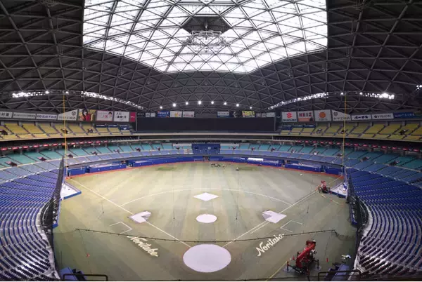 「カネカ生分解性バイオポリマー Green Planet(R)を使用したミズノの人工芝がバンテリンドーム ナゴヤに初採用」の画像