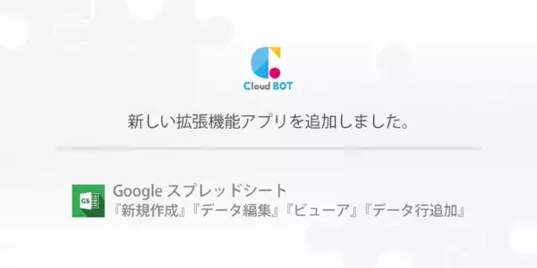 クラウドBOTがGoogleスプレッドシートとの連携に対応。【クラウド型RPA】