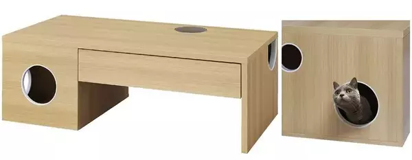 「【ニトリ】大切な家族の一員、ペットと共に過ごす家具「ペットハウス付きセンターテーブル」販売開始のお知らせ」の画像