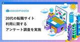 「【ココモーラ】20代の転職サイト利用に関するアンケート調査を実施」の画像1