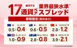 「楽天証券、全38通貨ペア、大手ネット証券最狭水準に！」の画像1