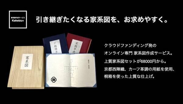 家系図を作るなら 家系図作成サービス Kakeizu Plus で 家系図作成サービス Kakeizu 22年2月23日 エキサイトニュース