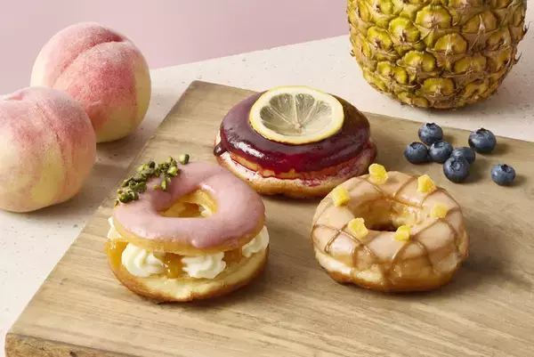 【koe donuts】健康と環境にやさしい「プラントベースドーナツ」第2弾！夏の味覚を味わう、フルーツを贅沢に使用したドーナツが登場