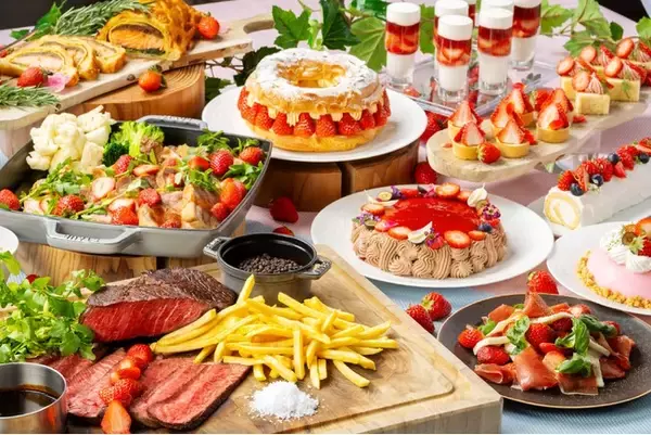 「【コートヤード・バイ・マリオット福井】旬の苺と春の味覚を楽しむ「スプリングストロベリーランチビュッフェ」」の画像