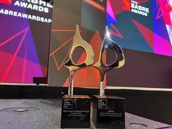 オズマピーアール、国際的なPRアワード「SABRE Awards Asia-Pacific 2026」で2作品がWinner（最優秀賞）を受賞！
