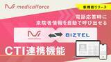 「美容クリニック向けクラウド型電子カルテ導入院数No.1※1サービス「medicalforce」、CTI連携機能をリリース」の画像1