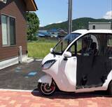 「リニューアルオープンした道の駅おがわまちの関連施設にて、ワイヤレス充電搭載型トゥクトゥクが採用！」の画像1