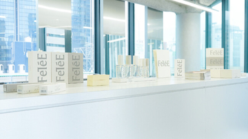 メンズ専門美容室「L-MARK」、DEMIの「FeTeE」を全国店舗で販売開始。THE L-MARK OSAKAでは11月末まで特設展示を実施
