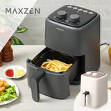 「油を使わずヘルシーな揚げ物が楽しめる、かんたん操作のノンオイルフライヤー2色を、ジェネリック家電ブランド「MAXZEN」より2024年2月27日から発売」の画像1